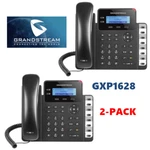 2 Pack Lot Grandstream Gxp1628 Gigabit Ip Phones Line Hd Poe Voip Sip. Fixed Price $134.95.