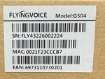 Flyingvoice G504 4 Port Fxs Gigabit Voip Analog Telephone Adapter (ata). Fixed Price $150.00.