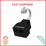 Xanham Phone Cable 2 Way Splitter Rj11 6p4c Telephone Line Cord Adapter With 3 I. Fixed Price $9.81.