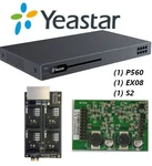Yeastar P560 Voip Ip Pbx 100 System + S2 Module Ex08 Expansion. Fixed Price $1640.95.