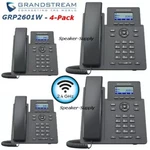 4 Grandstream Grp2601w 2-line 2 Sip Office Phone 2.4ghz Wifi Bundle Lot. Fixed Price $164.95.