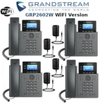 4 Grandstream Grp2602w Wifi Version 2-line Sip Phone Power Supply Included. Fixed Price $239.95.