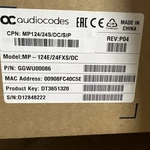 Audiocodes Mediapack Series Mp-124c 24-port Voip Gateway Mp124/fxs/dc. Fixed Price $399.00.
