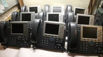 Lot Of 9 Genuine Cisco 7965 Ip Phones Cp-7965g Incl. Handset & Base. Fixed Price $255.00.