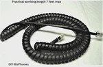 2-pack Lot Handset Cord Grandstream Gxp Gxv Ghp Series Ip Phone Flat Black 12ft. Fixed Price $16.99.