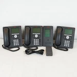 3 Avaya 9508 Digital Phones W/ Bm12 Module 1151d1 Power Supply & Stands Tested. Fixed Price $84.50.