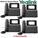 4 Yealink Mp55 E2 Teams Phone 1301231 Bundle. Fixed Price $1069.95.