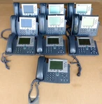 Used Cisco Unified Ip Phones Models 7960;7962;7965 (sold In Batch Of Ten).. Fixed Price $253.00.