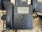 Poly Polycom Vvx 2201 Corded Telephone - Black Ip Business Phones: Lot Of 6.. Fixed Price $178.00.