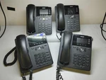 Lot Of 4 Snom D717 Sip Black Desk Phone 2.8" Lcd System. Fixed Price $90.89.