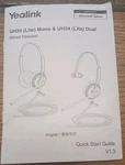Niob Yealink-uh34-lite Dual Uc-usb Wired Headset. Fixed Price $21.00.