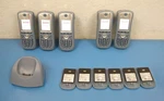 Ascom I62 (3) Wh1-aaaa/2e, (2) Wh1-aada/2k, (1) Charging Dock, & (11) Batteries. Fixed Price $199.00.