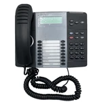 Mitel 8528 Office Phone With Stand, Part #50006122, Lcd Display, Black & Gray. Fixed Price $12.00.