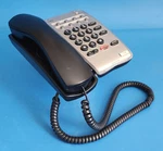 Nec Dtr-1hm-1 Black Single Line Analog 8 Button Phone Stock No.. Fixed Price $25.50.