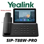 Yealink Sip-t88w-pro Wifi 6 Ip Desk Phone W/ 7" Touchscreen & Wireless Handset. Fixed Price $447.99.