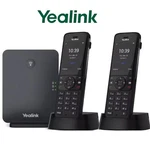 Yealink W78p Dect Phone System Voip Sip Base + 2 Cordless Handsets W78h W70b. Fixed Price $329.95.