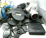 Polycom Base Receiver 2201-07810-001, Phones Webcams Micpods Microphones Lot W 9. Fixed Price $650.00.