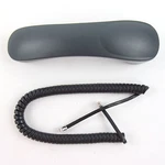 New Handset W/ Curly Cord For Avaya Ip / Digital Phone 2400 5400 4600 5600 Gray. Fixed Price $14.99.