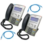 Nice! 2x Nortel Anatel Avaya 1120e Ntys03 Poe Voip Ip Business Phone W/stands. Fixed Price $25.00.