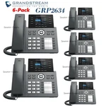 6 Pack Grandstream Grp2634 8-line 4 Sip Office Ip Phone Poe Bluetooth Gigabit. Fixed Price $595.99.