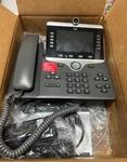 Cisco 8865 Ip Phone 5-line Speakerphone Black/silver W/ Handset Stand Cables. Fixed Price $119.95.