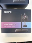 Yealink Wh62 Mono Uc Dect Wireless Headset With Ehs60 Adapter. Fixed Price $100.00.