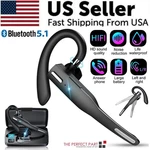 Trucker Wireless Headset Bluetooth 5.1 Earpiece Dual Mic Earbud Noise Cancelling. Fixed Price $24.99.