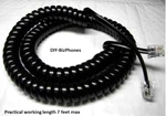 5-pack Lot Handset Cord Panasonic Kx Hdv-series Phone Hdv130 Hdv230 Black 12ft. Fixed Price $16.99.