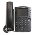 Ref A Stock - Polycom Vvx 401 2200-48400-025 Ip Voip Poe Telephone Complete. Fixed Price $27.95.