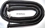 2-pack Handset Cord Altigen Phone St118 St2118 At510 Fanstel Long Black 25ft. Fixed Price $15.49.