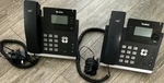 Yealink Sip-t41s Hd Voice Ip Phone Lot Of 2 Black Silver Usb Ethernet Voip. Fixed Price $34.99.