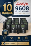 Lot Of 10: Avaya 9608 Business Ip Phones Office Desk Phone Corporate Multiline. Fixed Price $49.99.