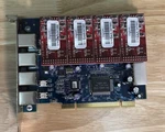 Digium Wildcard Tdm400p Pci Voip Carp With 4 X100m Fxo Modules. Fixed Price $90.00.