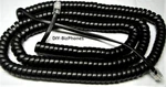 5-pack Lot Handset Cord Polycom Vvx-series Ip Phone Curly Flat Black Long 25ft. Fixed Price $23.99.