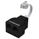 Phone Cable 2 Way Splitter Rj11 6p4c Telephone Line Cord Adapter With 3 Inch.... Fixed Price $10.91.