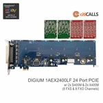 Digium 1aex2422lf 24 Port Analog Pcie Asterisk Card 8 Fxs Fxo Geniune Brandnew. Fixed Price $1032.00.