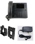 Mitel 6869i Ip Phone With Wall Mount Kit & Ac Adapter Bundle. Fixed Price $200.00.