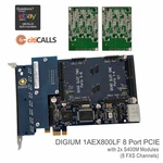 Digium 1aex820lf 8 Port Analog Pcie Asterisk Card Fxs Brand New Original. Fixed Price $696.00.