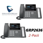 2 Grandstream Grp2636 12-line 6 Sip Ip Phone Color Screen Dual Gigabit Lot. Fixed Price $284.95.