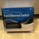 Monoprice 8 Port 10/100 Mbps Fast Ethernet Switch Model M108 New In Box Sealed. Fixed Price $9.00.