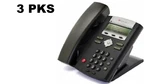 3 Pks Polycom 2201-12330-001 Soundpoint Ip 331 2-line Phone W/ Power Supply. Fixed Price $69.12.
