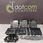Lot Of 5x Nec Ity-6d-1(bk)tel 6 Button Ip Phone Black Be115109 W/ Handset & Base. Fixed Price $125.00.