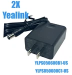 (lot Of 2) Yealink Ac Adapter (5v/0.6a) Wired (ylps050600b1-us/ Ylps050600c1-us). Fixed Price $12.00.