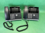 (2 Pack) Yealink Sip T46s Ip Business Phone Hd With - Handset Stand Black X2. Fixed Price $57.15.