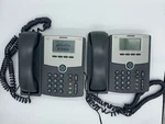 Two Cisco Spa512g 1-line Ip Phones With 2-port Gigabit Ethernet Switch, Poe. Fixed Price $99.95.