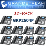 10 Grandstream Grp2604p 3-line 6 Sip Office Phone + Dual Gigabit Poe Lot. Fixed Price $639.99.