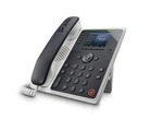 Black Poly 4 Line Landline Phone With Bluetooth Color Display Clear Hd Voice. Fixed Price $140.09.