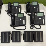 Snom Office Phones Lot Of 4 370 Voip Black & Expansion Modules V2.0. Fixed Price $75.00.
