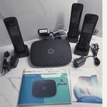 Ooma Telo Air 2 Voip System Three Hd3 Handsets Linx Wireless Adapter. Fixed Price $119.99.