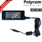 Lot X 5 Polycom Spa12a24b & 1465-42340-003 Ac Power Adapter 24v 0.5a 9na0121101. Fixed Price $49.99.